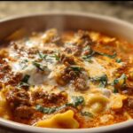 One Pot Lasagna Soup