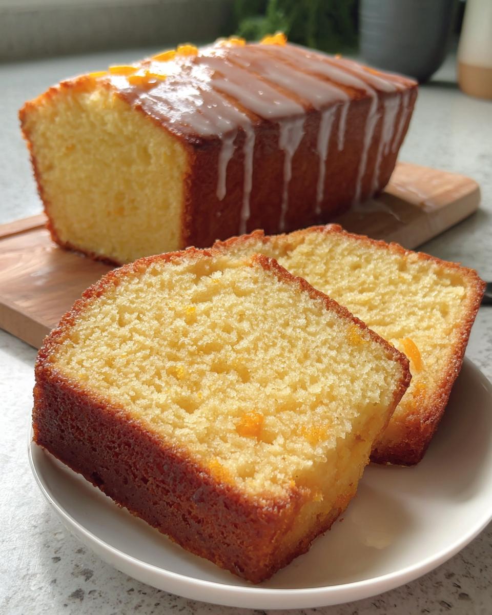 Orange Loaf Cake - detail 1