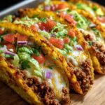 Oven-Baked Cheesy Tacos