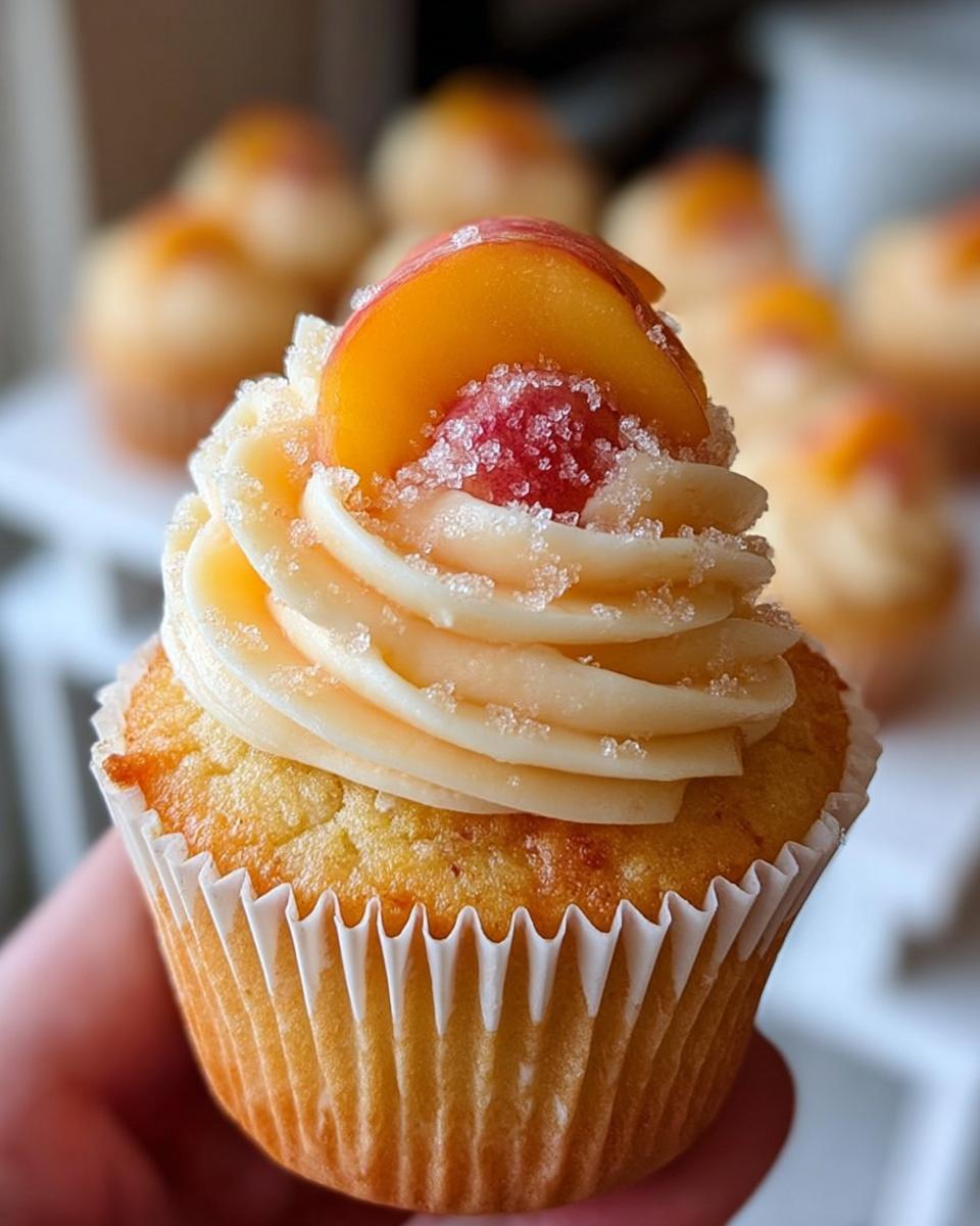 Peach Bellini Cupcakes - detail 1