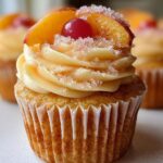 Peach Bellini Cupcakes