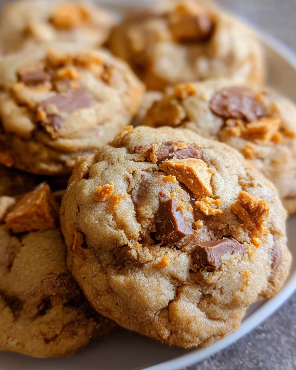 Peanut Butter Butterfinger Cookies - detail 1