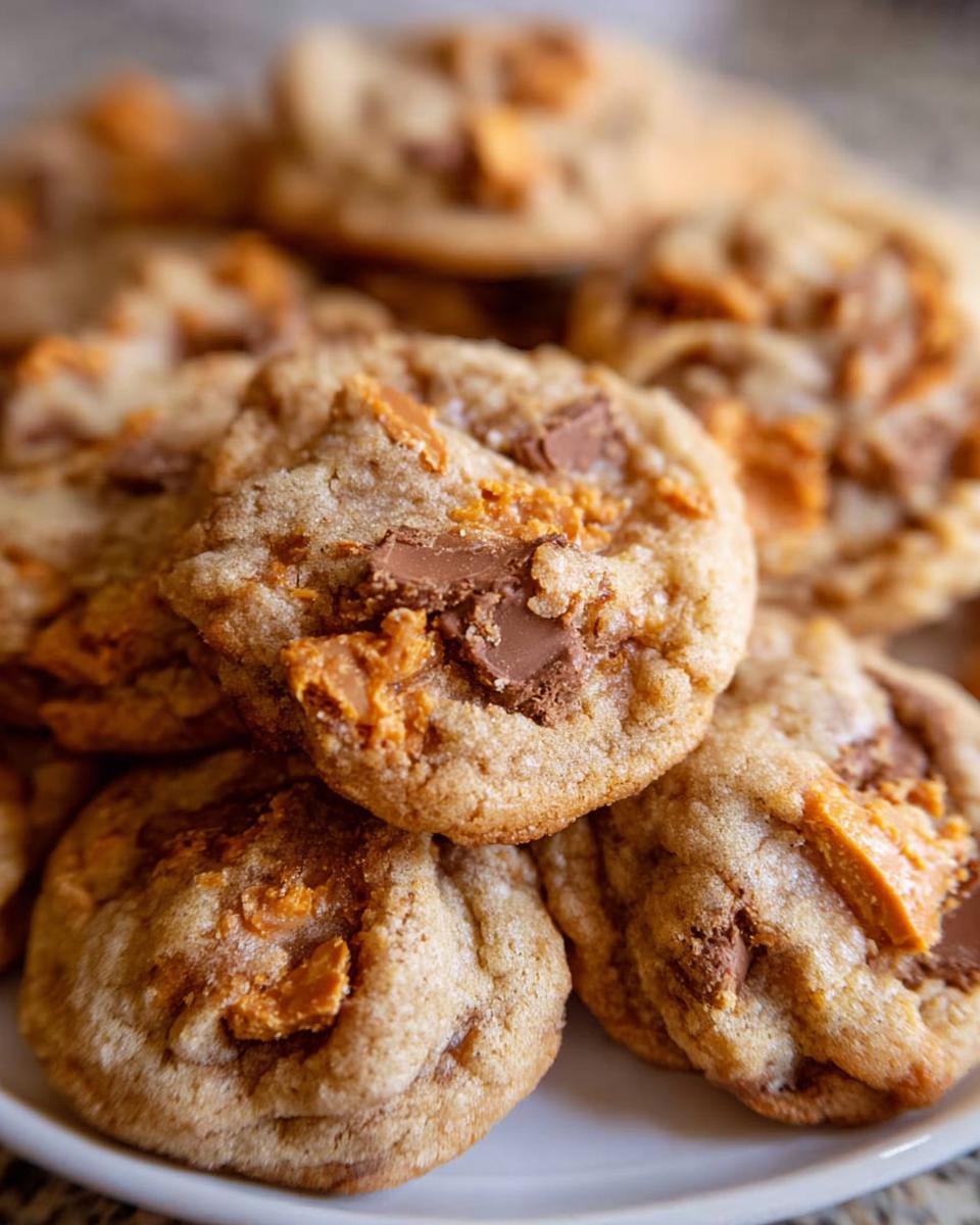 Peanut Butter Butterfinger Cookies - detail 2