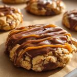 Peanut Butter Chocolate Caramel Cookies