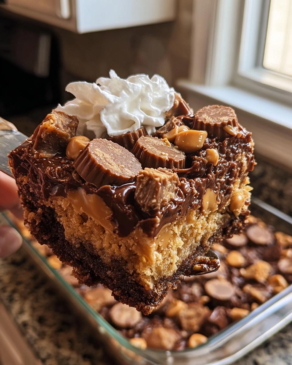 Peanut Butter Cup Dump Cake - detail 2