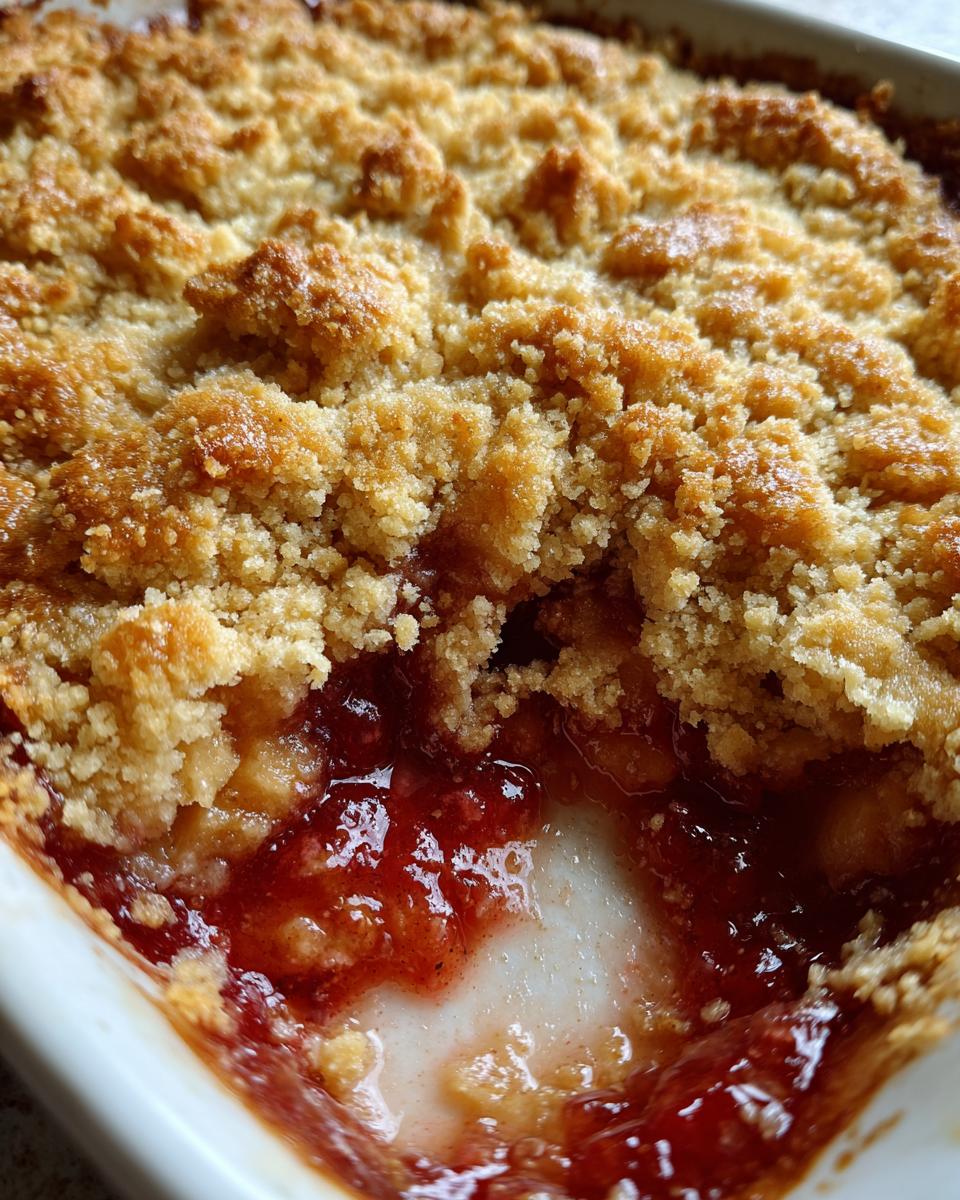 Peanut Butter and Jelly Cobbler - detail 3