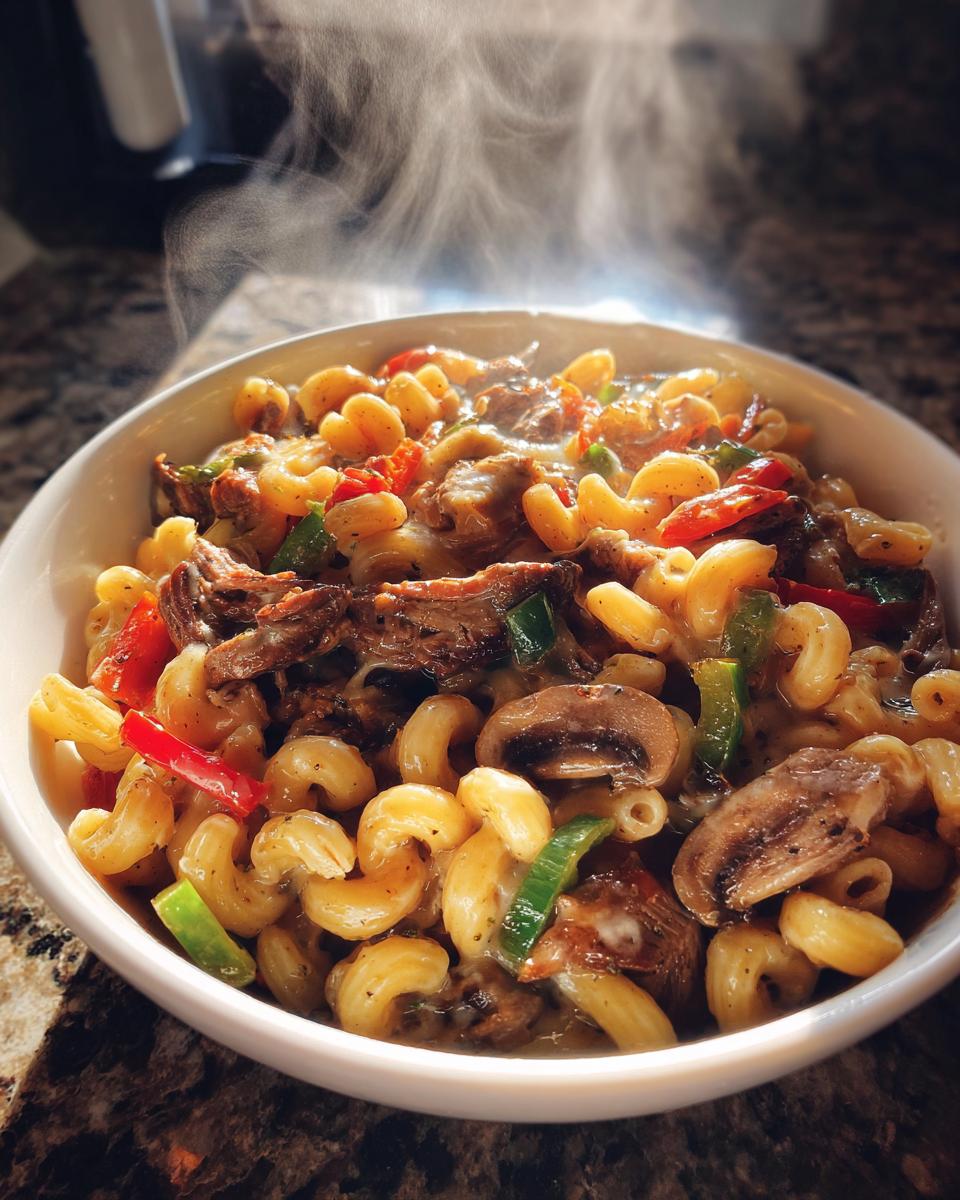 Philly Cheesesteak Pasta - detail 3