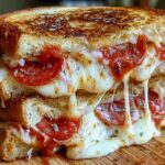Pizza Grilled Cheese Sandwiches