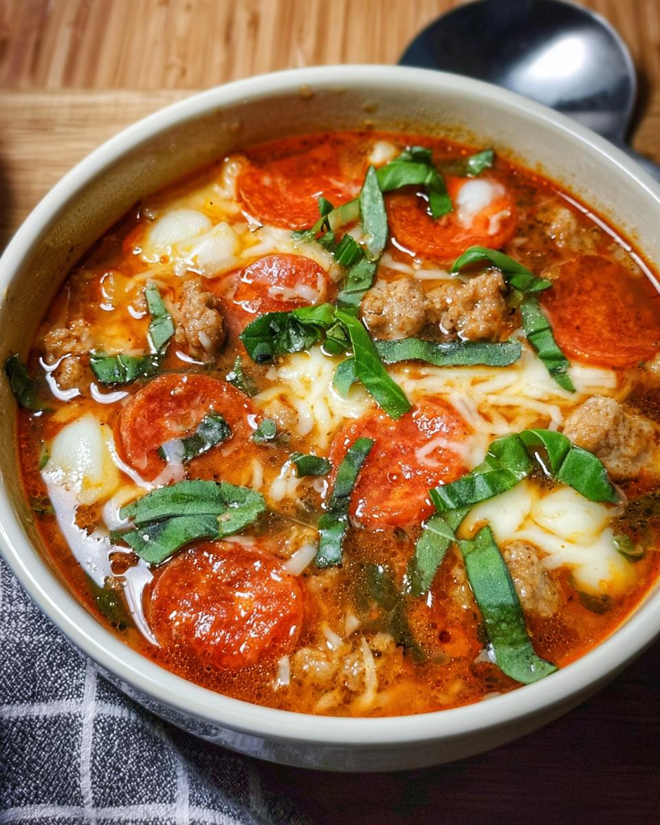 Pizza Soup - detail 1