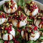 Pomegranate & Burrata Christmas Ornaments Delight
