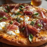 Prosciutto and Honey Burrata Pizza