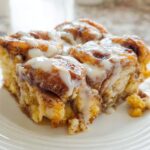 Pumpkin Cinnamon Roll Casserole