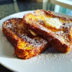 Pumpkin French Toast with Brown Sugar and Cinnamon Butter