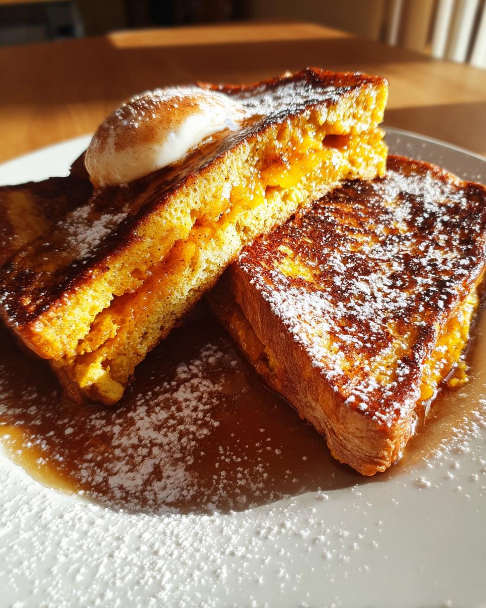 Pumpkin French Toast with Brown Sugar and Cinnamon Butter - detail 2