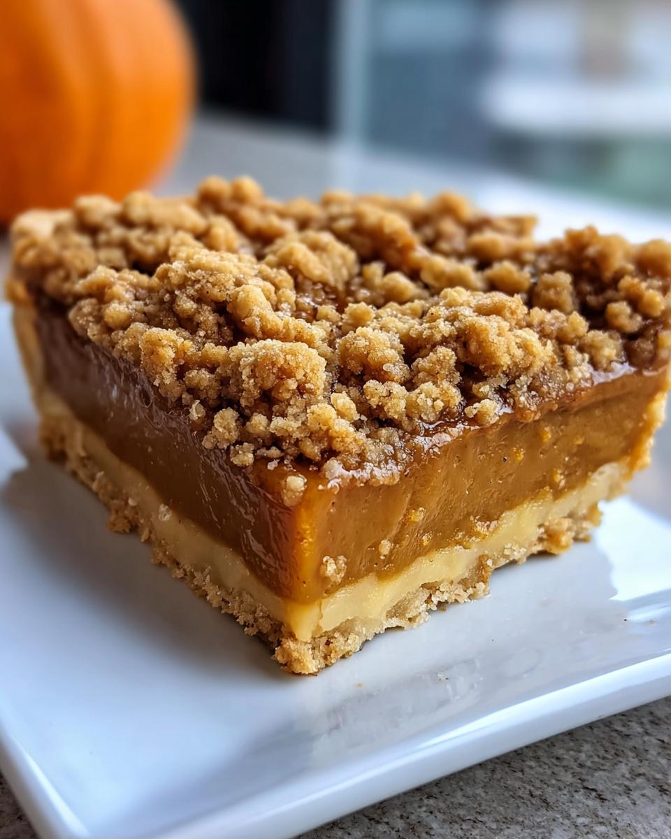 Pumpkin Pie Crumble - detail 3