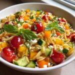 Rainbow Orzo Salad