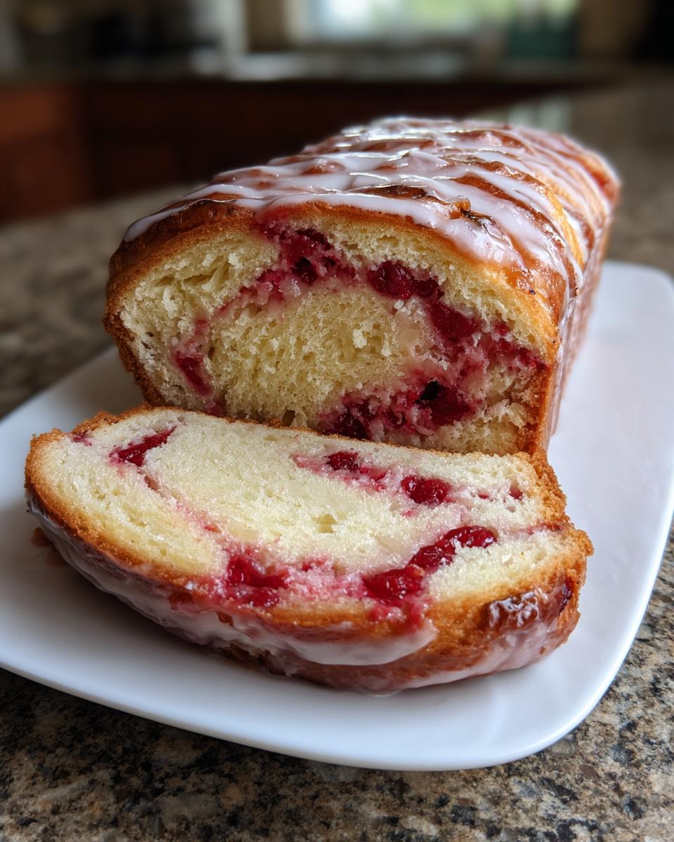 Raspberry Swirl Brioche Loaf Recipe - detail 1