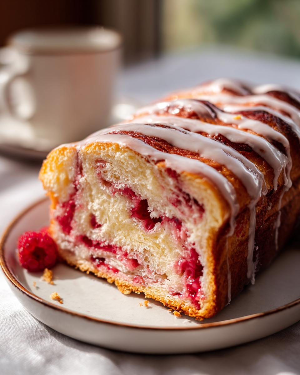 Raspberry Swirl Brioche Loaf Recipe - detail 2