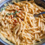Red Pepper Alfredo Pasta