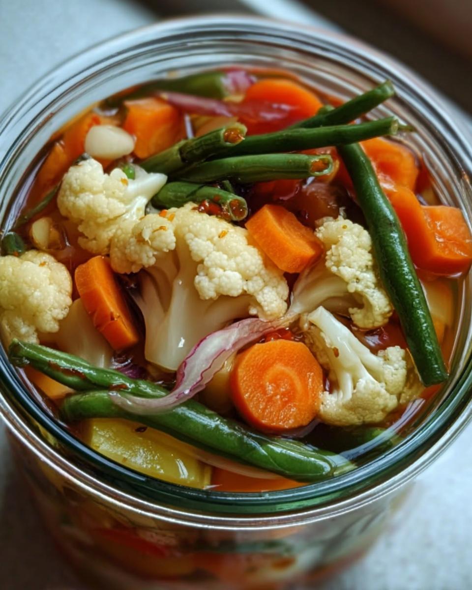 Refrigerator Pickled Vegetables - detail 1