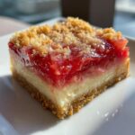 Rhubarb Cheesecake Bars