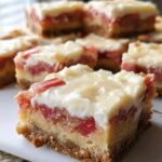 Rhubarb Custard Bars