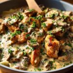 Rich Chicken Stroganoff