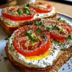 Ricotta & Tomato Sourdough Toast