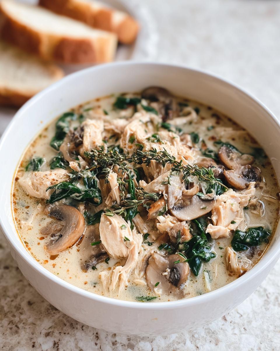 Rotisserie Chicken and Mushroom Soup - detail 1