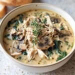 Rotisserie Chicken and Mushroom Soup