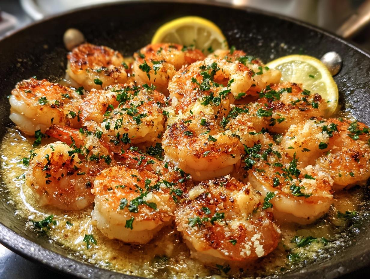 Ruth’s Chris Garlic Parmesan Shrimp Skillet - detail 1
