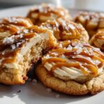 Salted Caramel Cheesecake Cookies