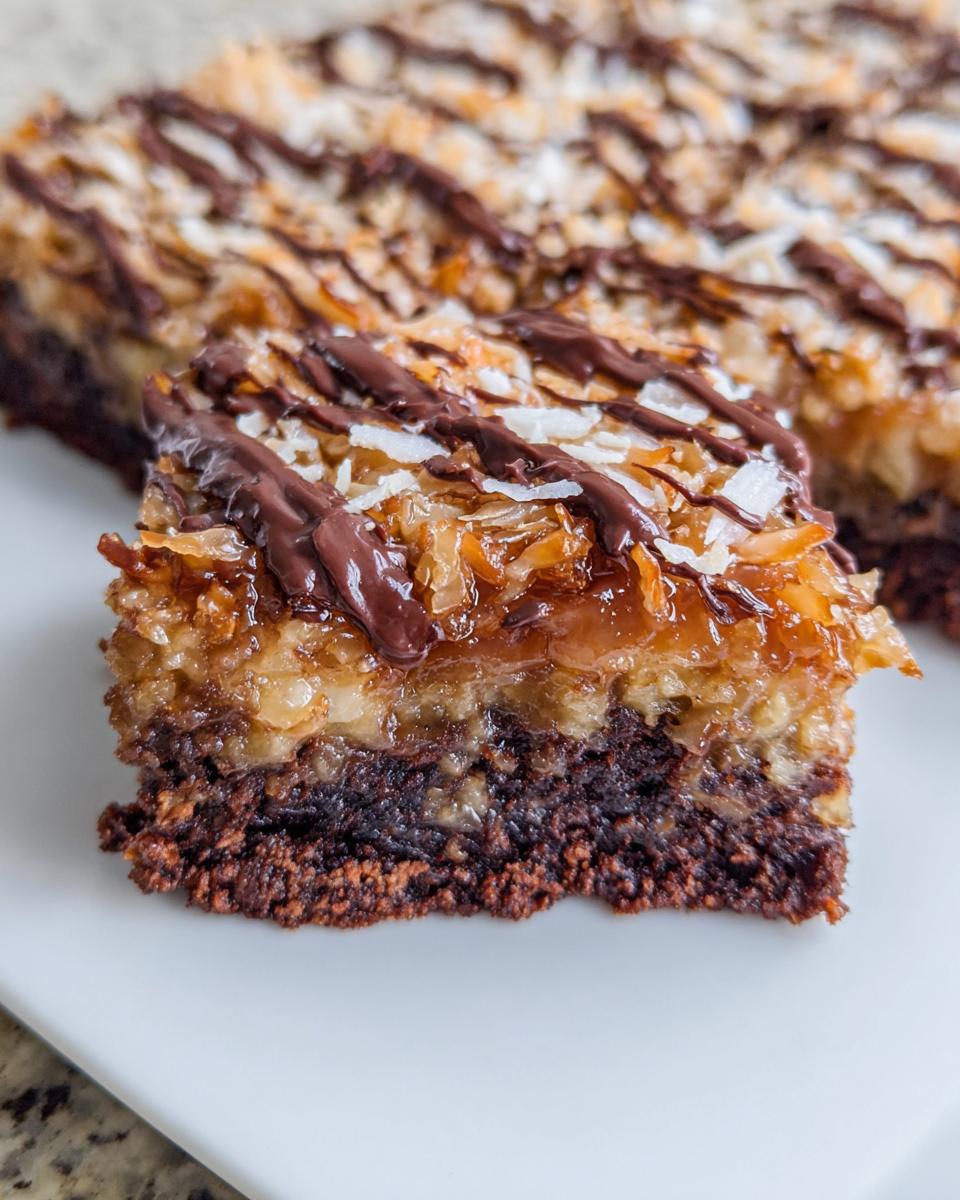 Samoa Brownies - detail 1