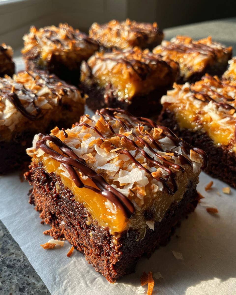 Samoa Brownies - detail 1