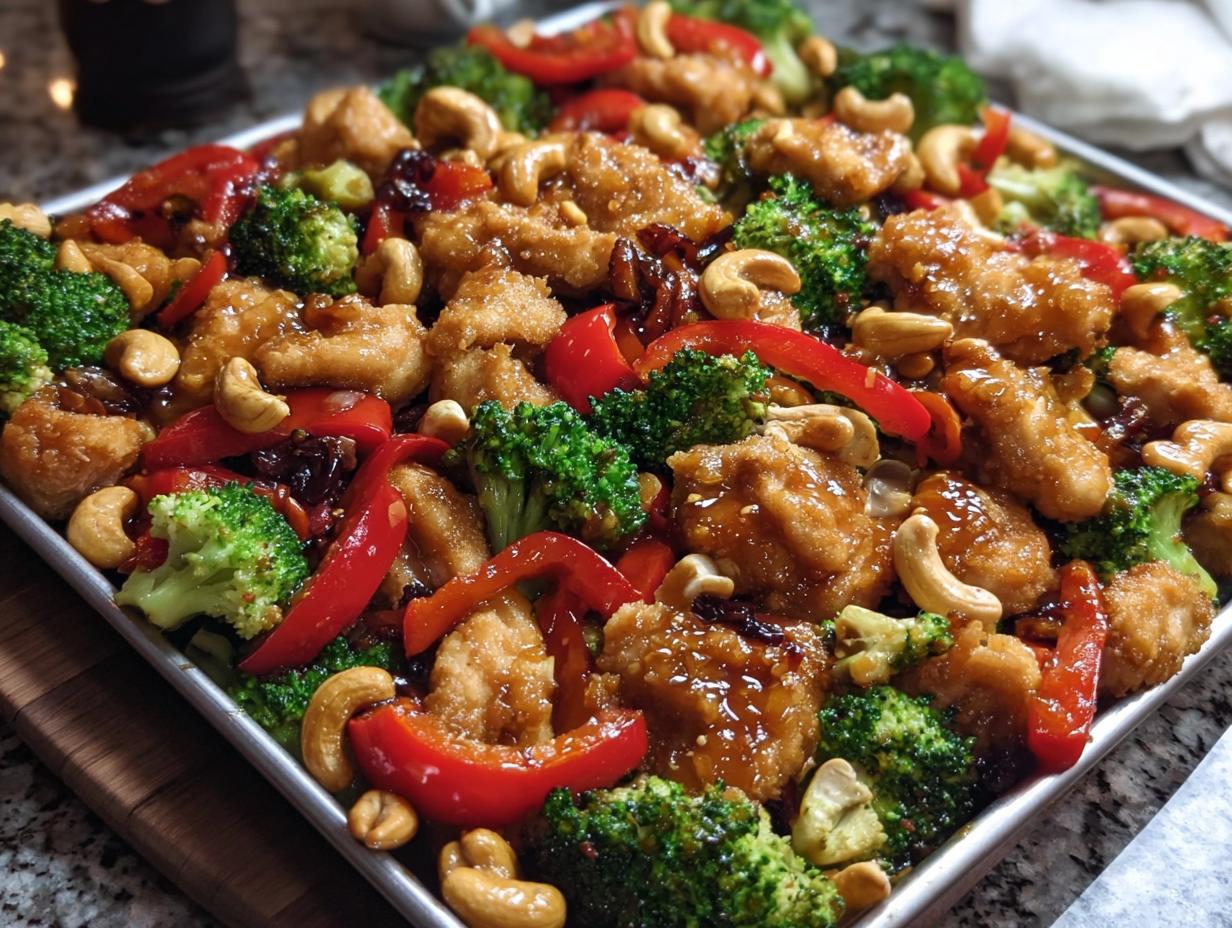 Sheet Pan Cashew Chicken - detail 1