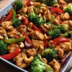 Sheet Pan Cashew Chicken