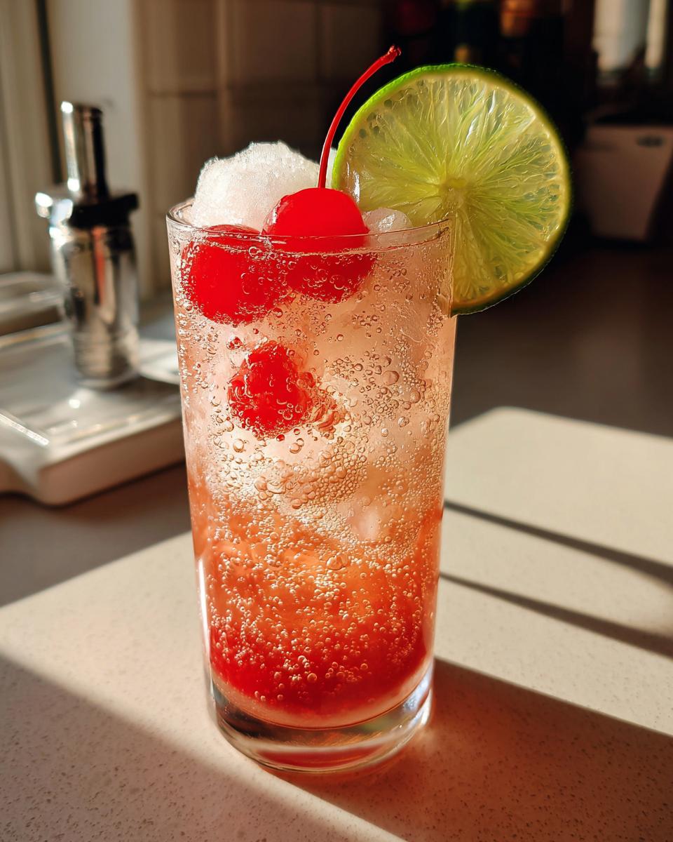 Shirley Temple Ice Cream Float - detail 3