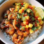Shrimp & Rice Bowl w/ Pineapple Salsa