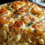 Shrimp Scampi Pasta Bake