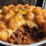 Sloppy Joe Tater Tot Casserole