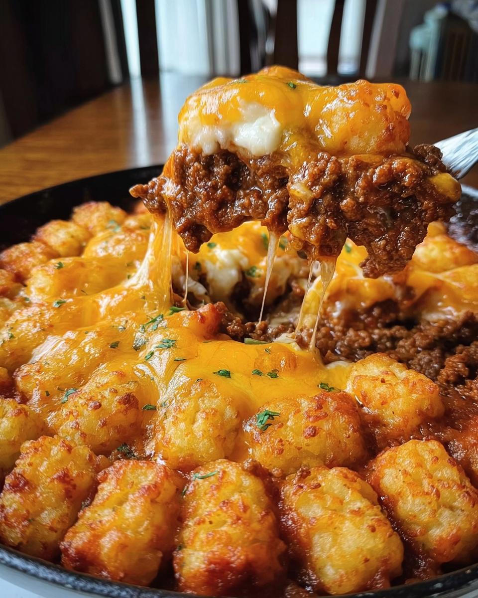 Sloppy Joe Tater Tot Casserole - detail 2
