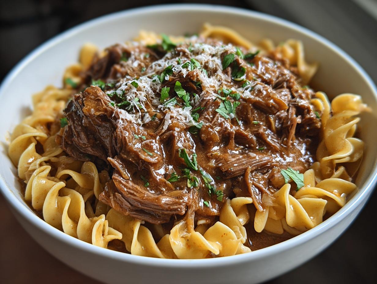 Slow Cooker Beef & Noodles - detail 1