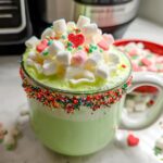 Slow Cooker Grinch Hot Chocolate