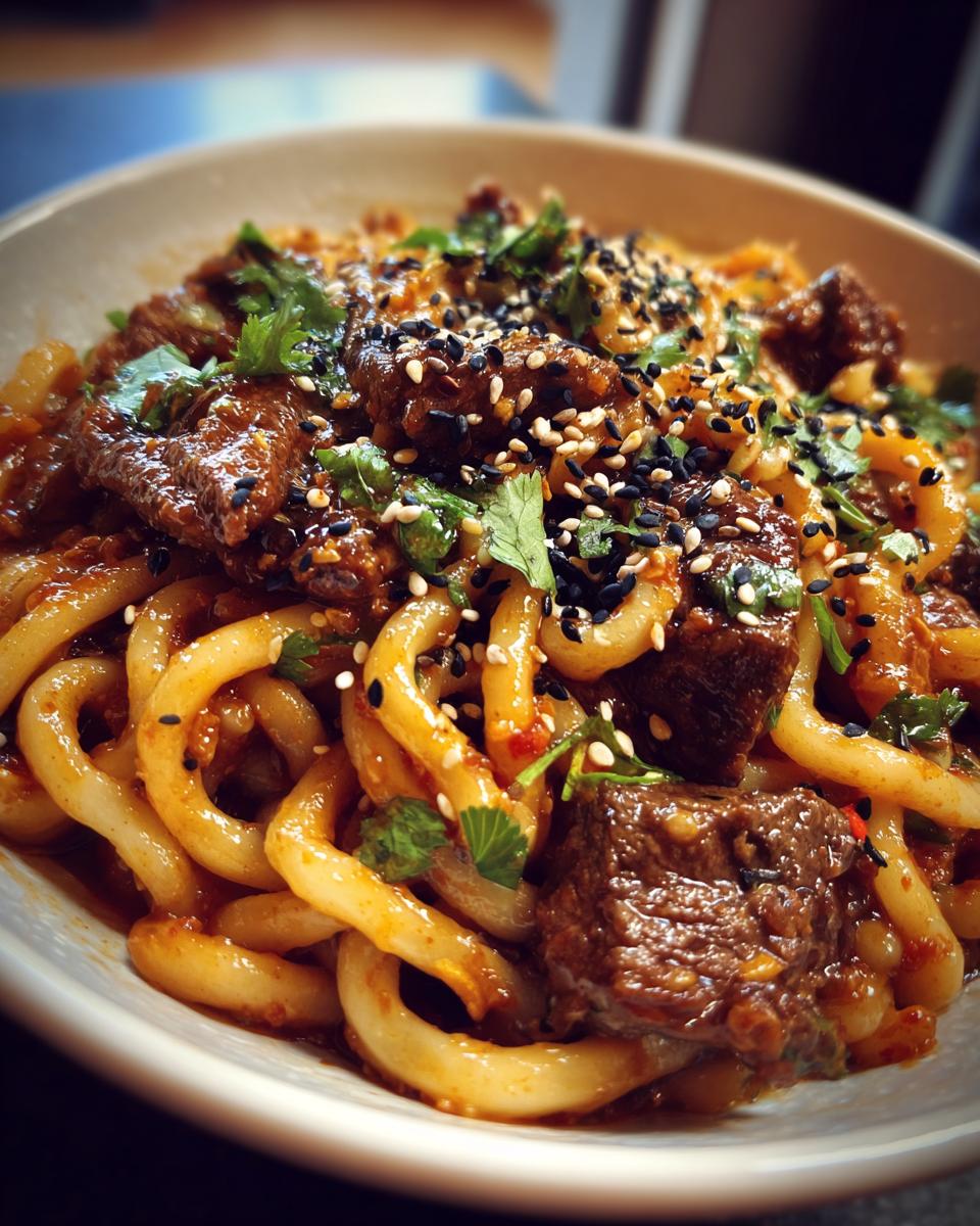 Slow Cooker Korean Beef Noodles - detail 1