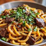 Slow Cooker Korean Beef Noodles
