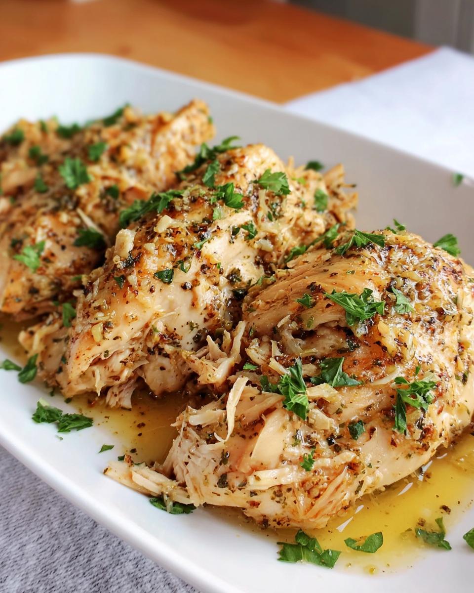 Slow Cooker Lemon Garlic Chicken - detail 1