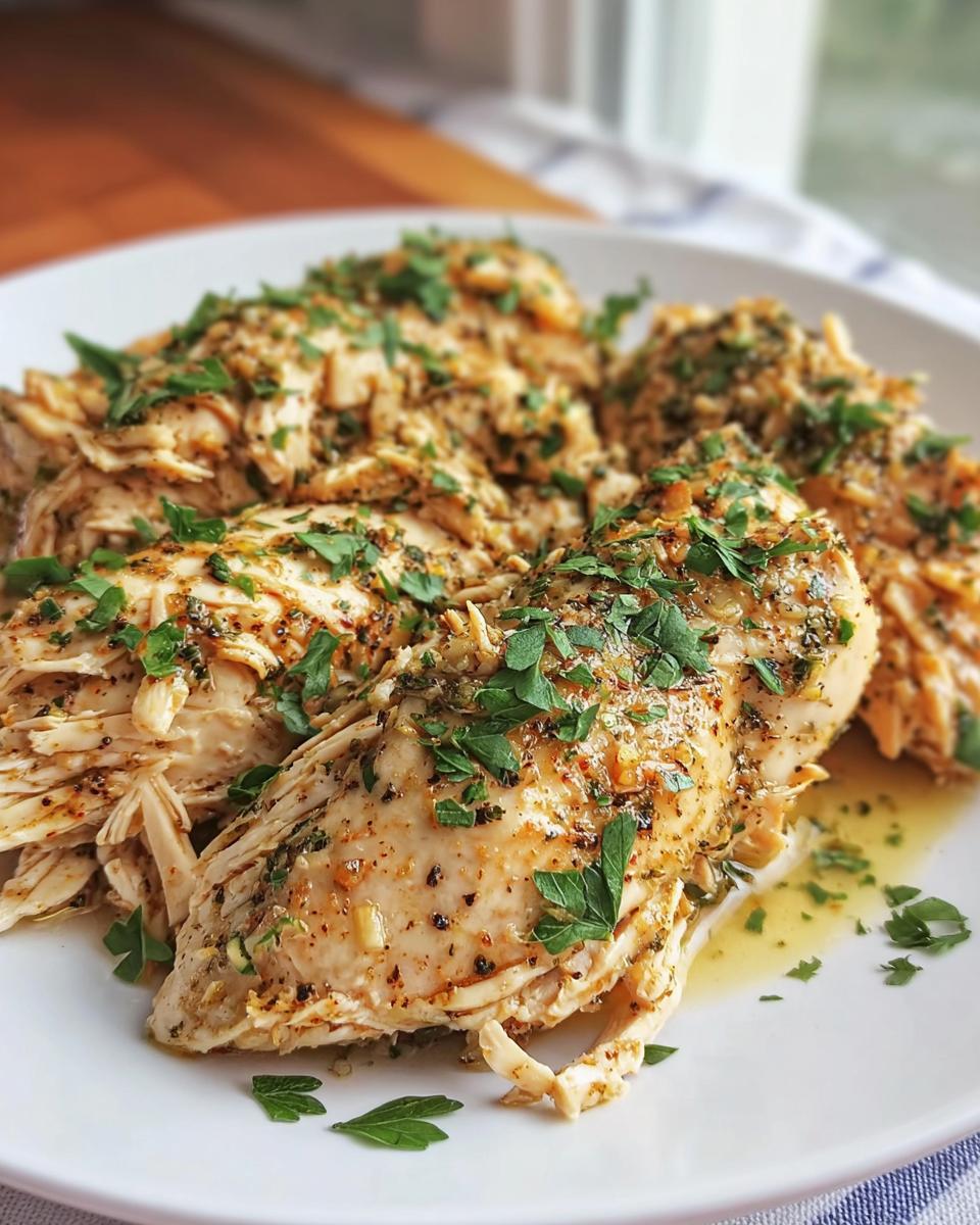 Slow Cooker Lemon Garlic Chicken - detail 2