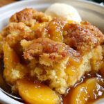 Slow Cooker Peach Cobbler