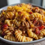 Slow Cooker Taco Pasta