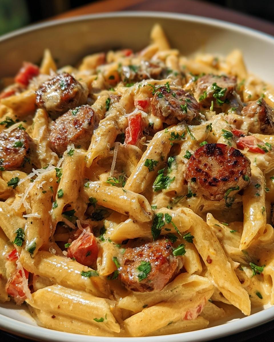 Smoky Cajun Garlic Butter Sausage Pasta - detail 1